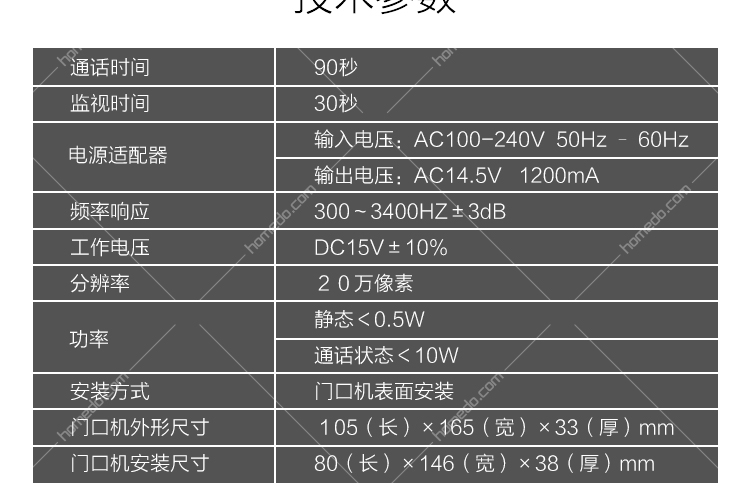 別墅可視門鈴